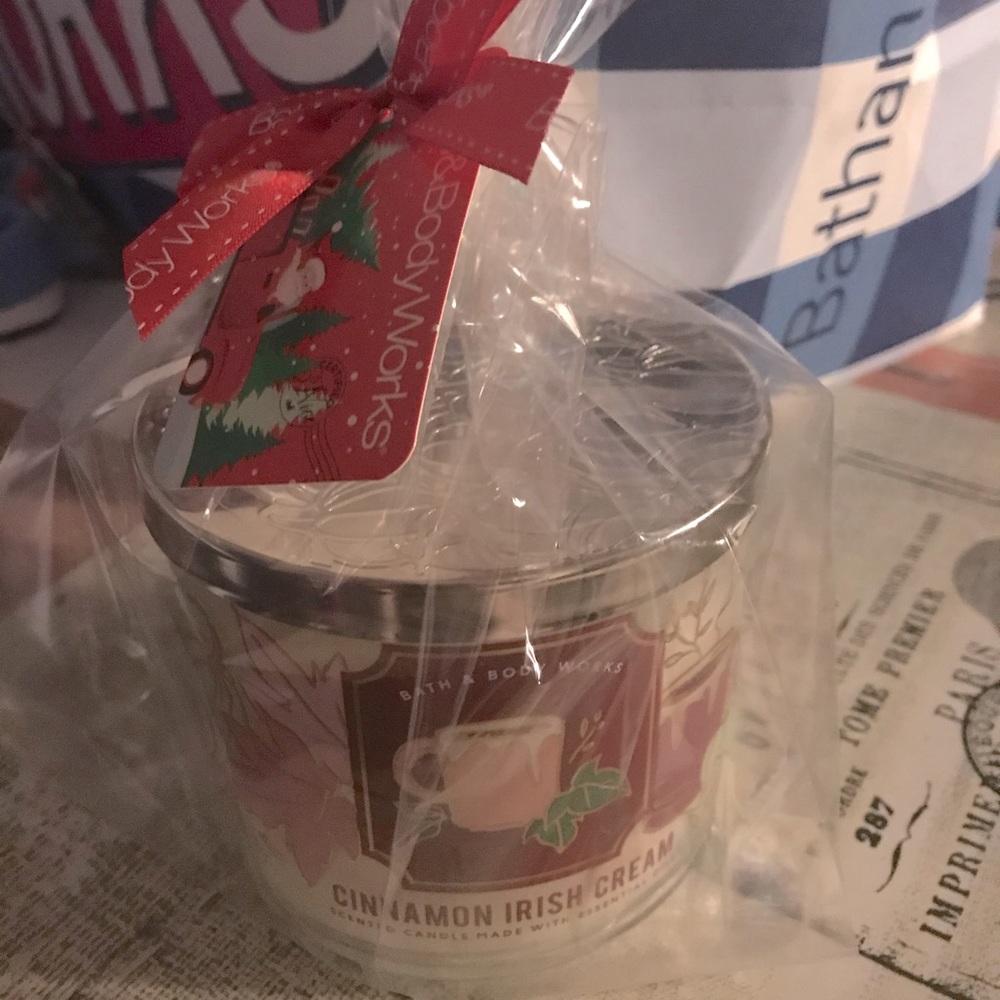 Bath and body candle